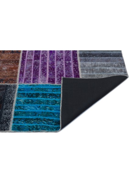 Kırmızı Patchwork Etnik Modern Desenli Yün Hav Toz Vermez Leke Tutmayan Salon Yolluk Mutfak El Dokuma Halı fiyatları