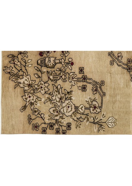 Teselya Bej Çizgili Yün Modern Desenli Yün Hav Toz Vermez Leke Tutmayan Salon Yolluk Mutfak El Dokuma Halı modelleri