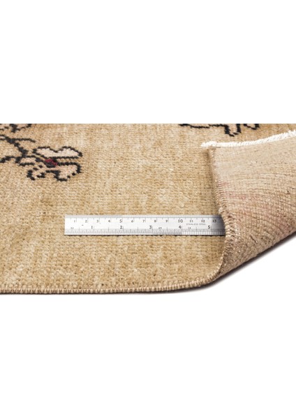 Teselya Bej Çizgili Yün Modern Desenli Yün Hav Toz Vermez Leke Tutmayan Salon Yolluk Mutfak El Dokuma Halı indirimleri