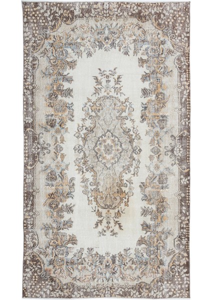 Atina Gri Eskitme Yün Modern Desenli Yün Hav Toz Vermez Leke Tutmayan Salon Yolluk Mutfak El Dokuma Halı