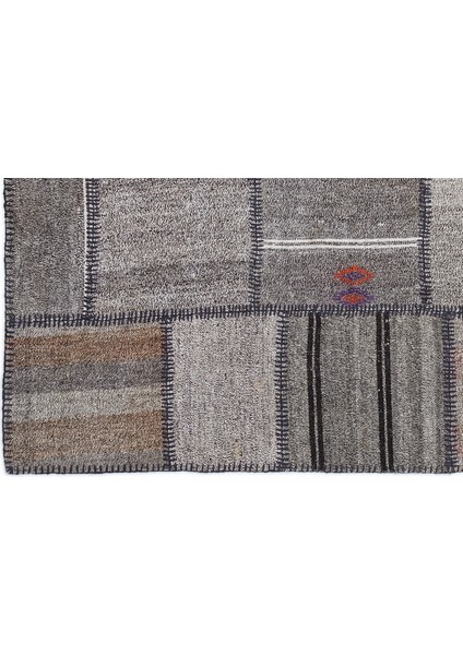 Teselya Bej Çizgili Etnik Modern Desenli Yün Hav Toz Vermez Leke Tutmayan Salon Yolluk Mutfak El Dokuma Halı fırsatları