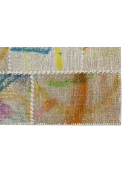 Iskece Krem Eskitme Etnik Modern Desenli Yün Hav Toz Vermez Leke Tutmayan Salon Yolluk Mutfak El Dokuma Halı indirimleri