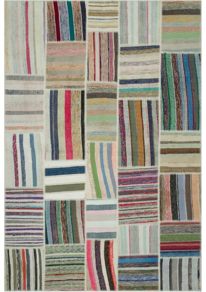 Epir Sarı Eskitme Yün Modern Desenli Yün Hav Toz Vermez Leke Tutmayan Salon Yolluk Mutfak El Dokuma Halı