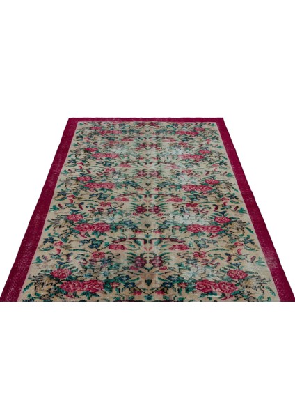 Selanik Bej Eskitme Yün Modern Desenli Yün Hav Toz Vermez Leke Tutmayan Salon Yolluk Mutfak El Dokuma Halı indirimleri