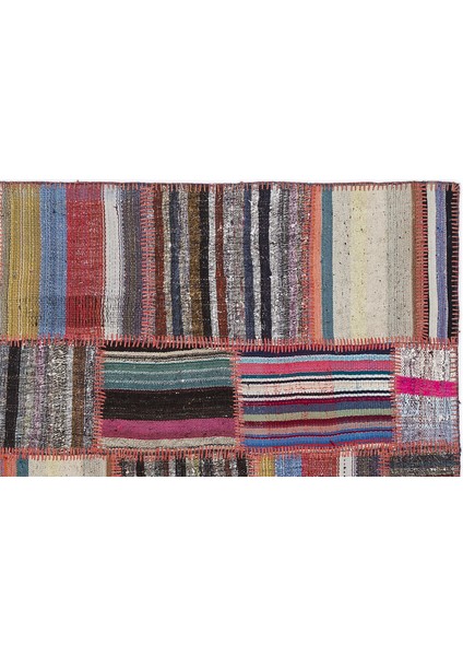 Teselya Bej Çizgili Etnik Modern Desenli Yün Hav Toz Vermez Leke Tutmayan Salon Yolluk Mutfak El Dokuma Halı modelleri