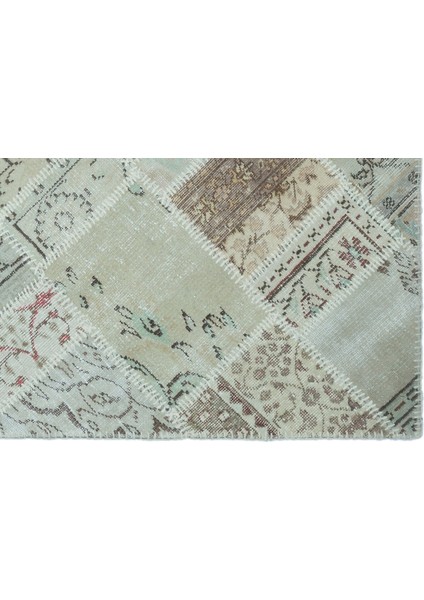 Iskece Bej Eskitme Etnik Modern Desenli Yün Hav Toz Vermez Leke Tutmayan Salon Yolluk Mutfak El Dokuma Halı fırsatları