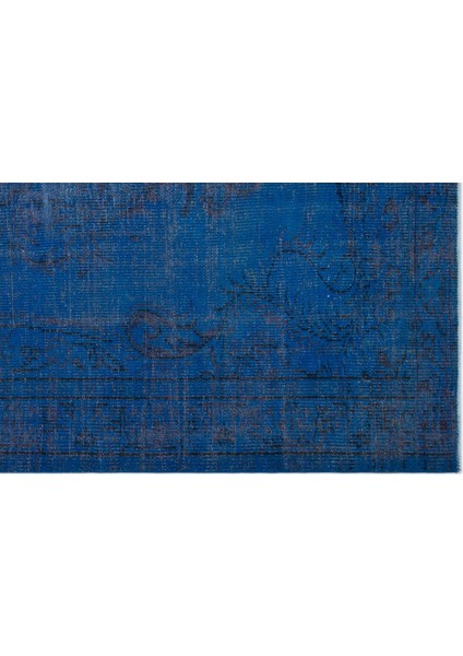 Atina Mavi Eskitme Yün Modern Desenli Yün Hav Toz Vermez Leke Tutmayan Salon Yolluk Mutfak El Dokuma Halı fırsatları