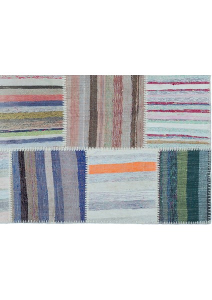 Iskece Bej Patchwork Yün Modern Desenli Yün Hav Toz Vermez Leke Tutmayan Salon Yolluk Mutfak El Dokuma Halı fırsatları