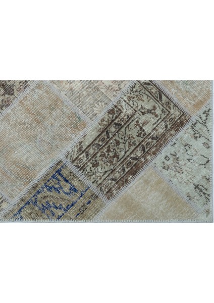 Iskece Bej Eskitme Etnik Modern Desenli Yün Hav Toz Vermez Leke Tutmayan Salon Yolluk Mutfak El Dokuma Halı fırsatları