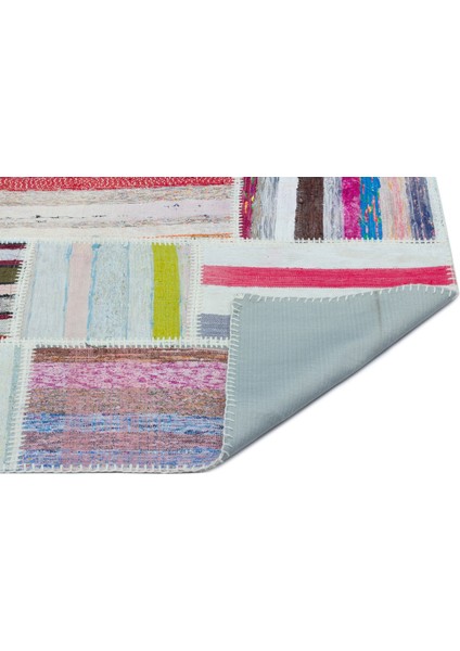 Teselya Bej Çizgili Etnik Modern Desenli Yün Hav Toz Vermez Leke Tutmayan Salon Yolluk Mutfak El Dokuma Halı fiyatları