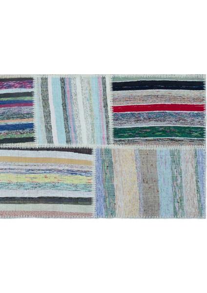 Girit Bej Çizgili Yün Modern Desenli Yün Hav Toz Vermez Leke Tutmayan Salon Yolluk Mutfak El Dokuma Halı fırsatları