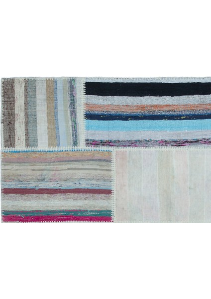 Girit Bej Çizgili Yün Modern Desenli Yün Hav Toz Vermez Leke Tutmayan Salon Yolluk Mutfak El Dokuma Halı indirimleri