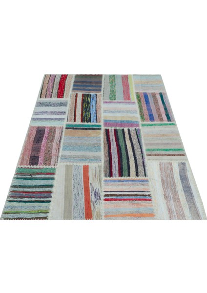 Teselya Bej Çizgili Etnik Modern Desenli Yün Hav Toz Vermez Leke Tutmayan Salon Yolluk Mutfak El Dokuma Halı fiyatları