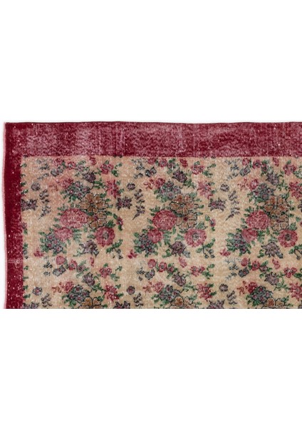 Kavala Kırmızı Göbekli Yün Modern Desenli Yün Hav Toz Vermez Leke Tutmayan Salon Yolluk Mutfak El Dokuma Halı fırsatları