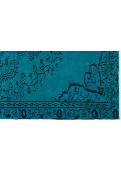 Iskece Yeşil Eskitme Yün Modern Desenli Yün Hav Toz Vermez Leke Tutmayan Salon Yolluk Mutfak El Dokuma Halı fırsatları