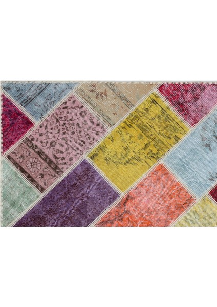 Iskece Bej Patchwork Etnik Modern Desenli Yün Hav Toz Vermez Leke Tutmayan Salon Yolluk Mutfak El Dokuma Halı indirimleri