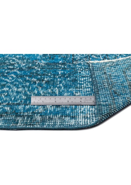Epir Turkuaz Eskitme Yün Modern Desenli Yün Hav Toz Vermez Leke Tutmayan Salon Yolluk Mutfak El Dokuma Halı fiyatları