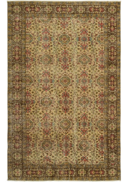 Atina Kırmızı Göbekli Yün Modern Desenli Yün Hav Toz Vermez Leke Tutmayan Salon Yolluk Mutfak El Dokuma Halı