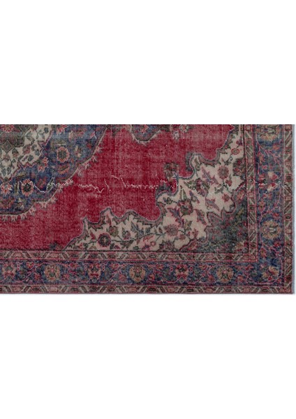 Atina Kırmızı Eskitme Yün Modern Desenli Yün Hav Toz Vermez Leke Tutmayan Salon Yolluk Mutfak El Dokuma Halı modelleri