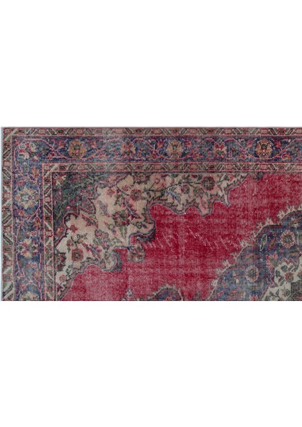 Atina Kırmızı Eskitme Yün Modern Desenli Yün Hav Toz Vermez Leke Tutmayan Salon Yolluk Mutfak El Dokuma Halı fırsatları