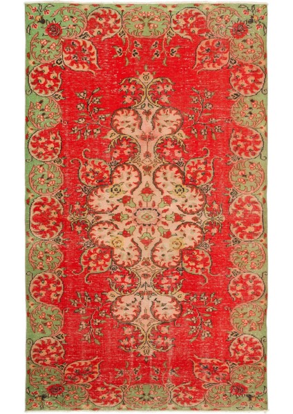 Ikat Kırmızı Ikat Ipek Modern Desenli Yün Hav Toz Vermez Leke Tutmayan Salon Yolluk Mutfak El Dokuma Halı