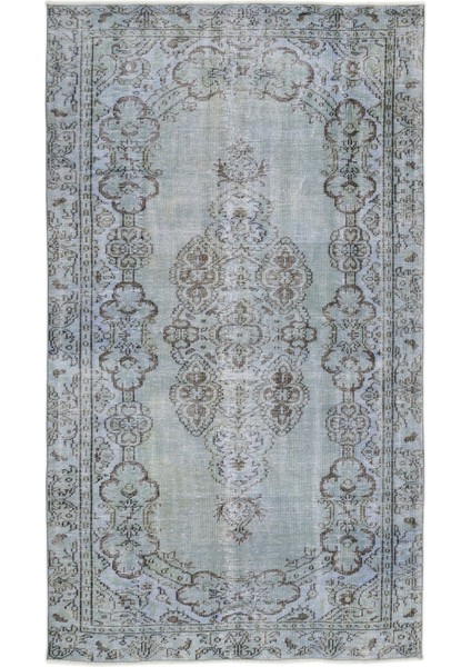 Atina Kahverengi Eskitme Yün Modern Desenli Yün Hav Toz Vermez Leke Tutmayan Salon Yolluk Mutfak El Dokuma Halı