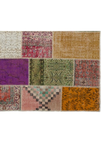 Vintage Turuncu Göbekli Yün Modern Desenli Yün Hav Toz Vermez Leke Tutmayan Salon Yolluk Mutfak El Dokuma Halı indirimleri