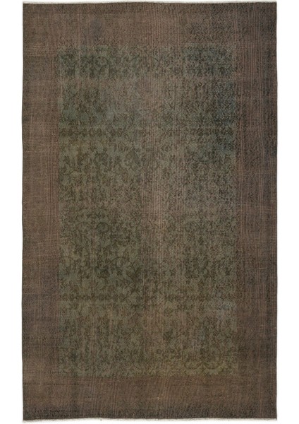 Atina Kırmızı Eskitme Yün Modern Desenli Yün Hav Toz Vermez Leke Tutmayan Salon Yolluk Mutfak El Dokuma Halı