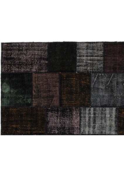 Vintage Kahverengi Çerçeveli Yün Modern Desenli Yün Hav Toz Vermez Leke Tutmayan Salon Yolluk Mutfak El Dokuma Halı fırsatları