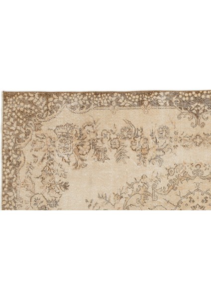 Girit Bej Çizgili Yün Modern Desenli Yün Hav Toz Vermez Leke Tutmayan Salon Yolluk Mutfak El Dokuma Halı modelleri