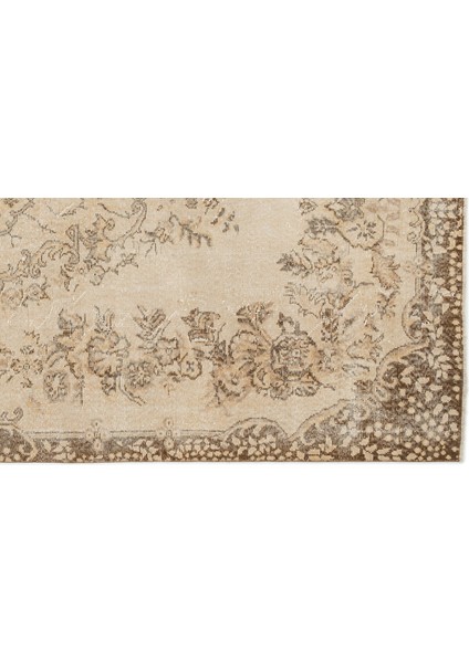 Girit Bej Çizgili Yün Modern Desenli Yün Hav Toz Vermez Leke Tutmayan Salon Yolluk Mutfak El Dokuma Halı fırsatları