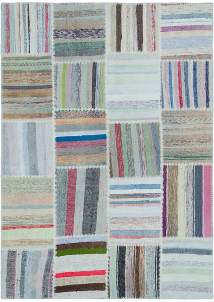 Iskece Mor Eskitme Yün Modern Desenli Yün Hav Toz Vermez Leke Tutmayan Salon Yolluk Mutfak El Dokuma Halı