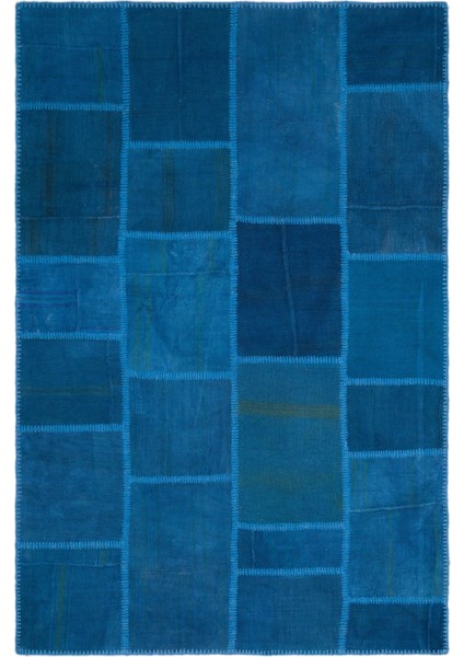 Iskece Bej Patchwork Yün Modern Desenli Yün Hav Toz Vermez Leke Tutmayan Salon Yolluk Mutfak El Dokuma Halı