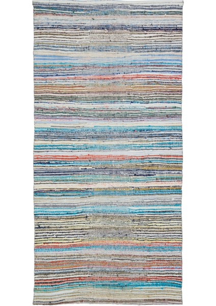 Atina Turkuaz Eskitme Yün Modern Desenli Yün Hav Toz Vermez Leke Tutmayan Salon Yolluk Mutfak El Dokuma Halı