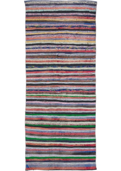 Iskece Kırmızı Eskitme Yün Modern Desenli Yün Hav Toz Vermez Leke Tutmayan Salon Yolluk Mutfak El Dokuma Halı