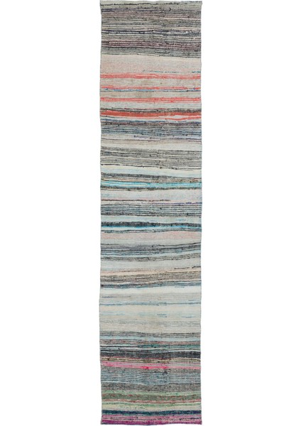 Atina Mavi Eskitme Yün Modern Desenli Yün Hav Toz Vermez Leke Tutmayan Salon Yolluk Mutfak El Dokuma Halı