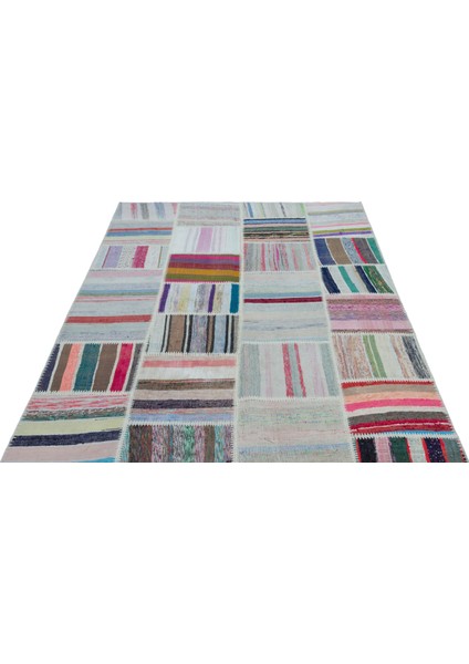 Iskece Bej Patchwork Yün Modern Desenli Yün Hav Toz Vermez Leke Tutmayan Salon Yolluk Mutfak El Dokuma Halı fiyatları