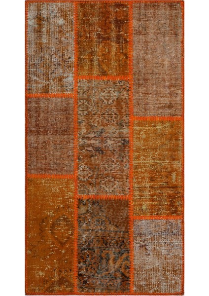 Girit Bej Çizgili Yün Modern Desenli Yün Hav Toz Vermez Leke Tutmayan Salon Yolluk Mutfak El Dokuma Halı