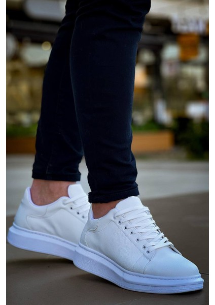 KB-X500 Bağcıklı Beyaz Günlük Erkek Ayakkabı modelleri