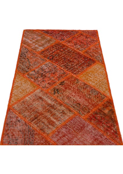 Kavala Kırmızı Göbekli Yün Modern Desenli Yün Hav Toz Vermez Leke Tutmayan Salon Yolluk Mutfak El Dokuma Halı modelleri