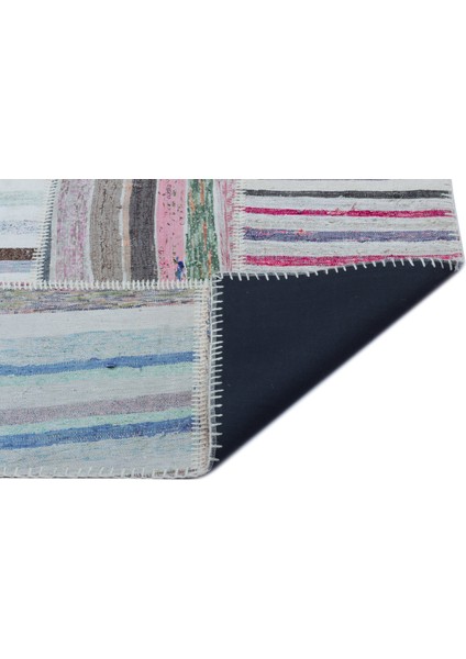 Iskece Turkuaz Eskitme Yün Modern Desenli Yün Hav Toz Vermez Leke Tutmayan Salon Yolluk Mutfak El Dokuma Halı fiyatları