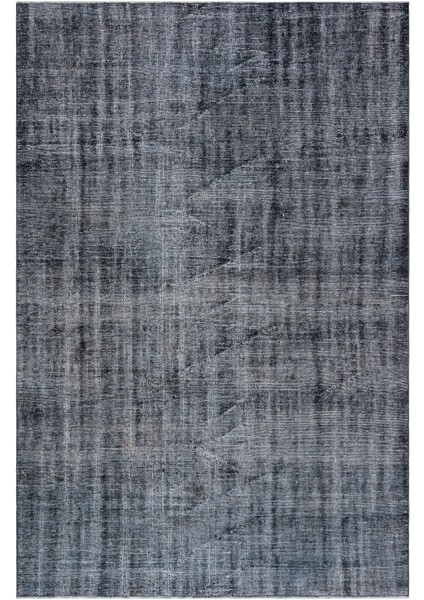 Atina Turkuaz Eskitme Yün Modern Desenli Yün Hav Toz Vermez Leke Tutmayan Salon Yolluk Mutfak El Dokuma Halı