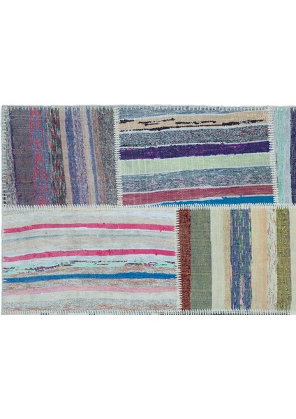 Girit Bej Çizgili Yün Modern Desenli Yün Hav Toz Vermez Leke Tutmayan Salon Yolluk Mutfak El Dokuma Halı indirimleri