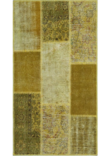 Girit Bej Çizgili Yün Modern Desenli Yün Hav Toz Vermez Leke Tutmayan Salon Yolluk Mutfak El Dokuma Halı