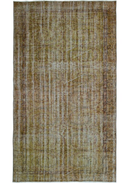 Atina Bej Eskitme Yün Modern Desenli Yün Hav Toz Vermez Leke Tutmayan Salon Yolluk Mutfak El Dokuma Halı