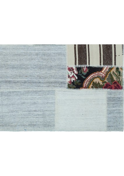 Iskece Yeşil Eskitme Yün Modern Desenli Yün Hav Toz Vermez Leke Tutmayan Salon Yolluk Mutfak El Dokuma Halı fırsatları