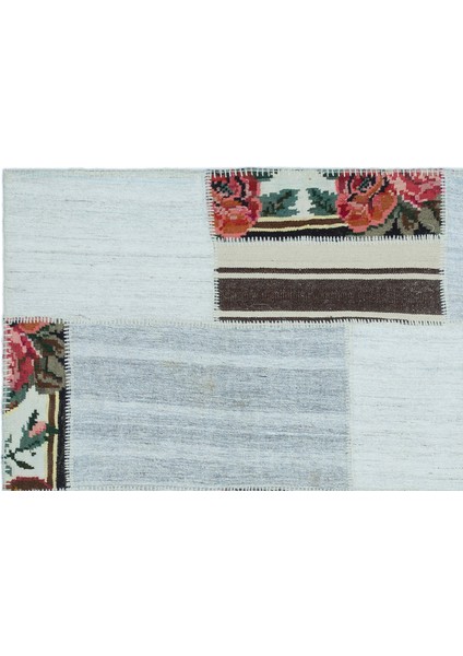 Iskece Yeşil Eskitme Yün Modern Desenli Yün Hav Toz Vermez Leke Tutmayan Salon Yolluk Mutfak El Dokuma Halı indirimleri