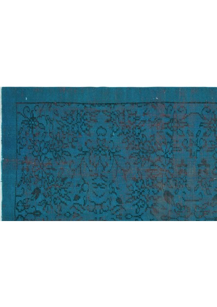 Iskece Mavi Eskitme Yün Modern Desenli Yün Hav Toz Vermez Leke Tutmayan Salon Yolluk Mutfak El Dokuma Halı fırsatları