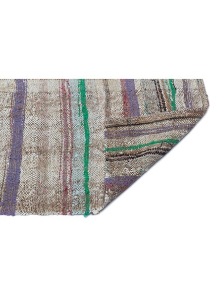 Teselya Bej Çizgili Yün Modern Desenli Yün Hav Toz Vermez Leke Tutmayan Salon Yolluk Mutfak El Dokuma Halı fiyatları