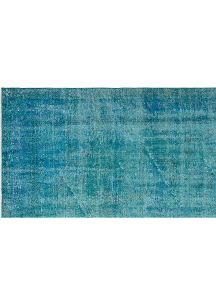 Atina Turkuaz Eskitme Yün Modern Desenli Yün Hav Toz Vermez Leke Tutmayan Salon Yolluk Mutfak El Dokuma Halı modelleri